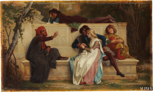 Poète florentin - Alexandre Cabanel Reproductions de tableaux à la peinture à l’huile