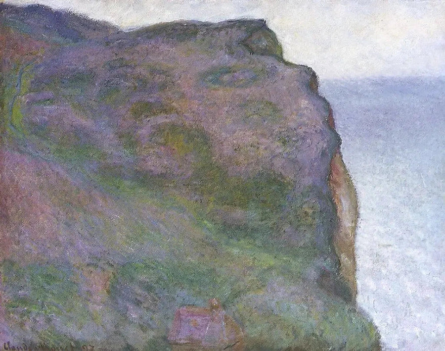 De Punt van Petit Ailly, grijs weer - Claude Monet