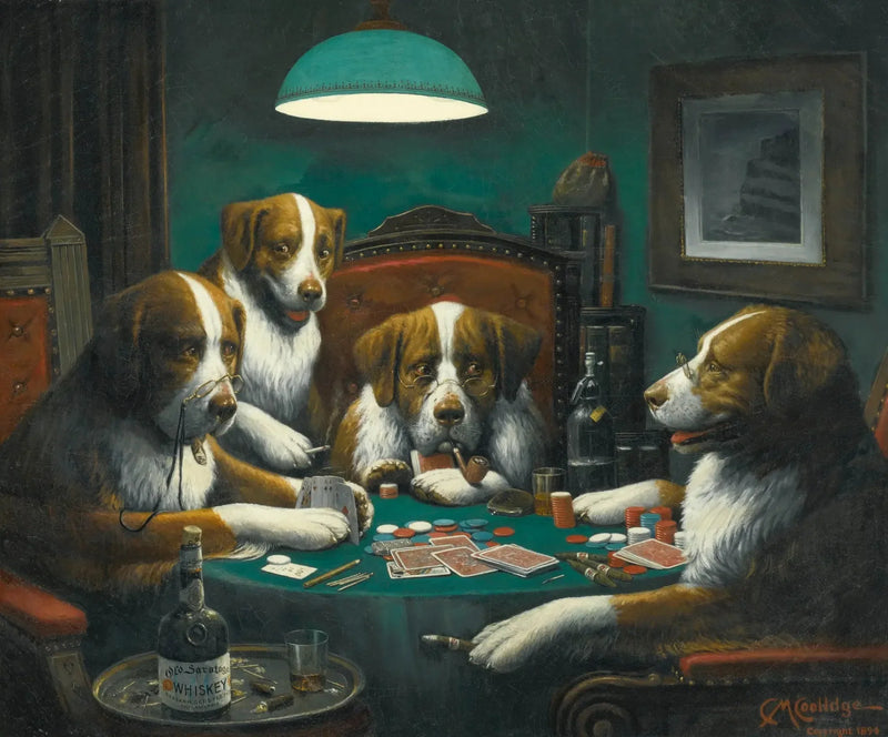 Poker Game - Cassius Marcellus Coolidge

Source:
Poker Game - Cassius Marcellus Coolidge