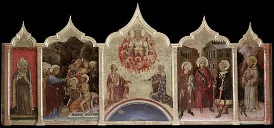 Polyptychon van de Intercessie - Gentile da Fabriano