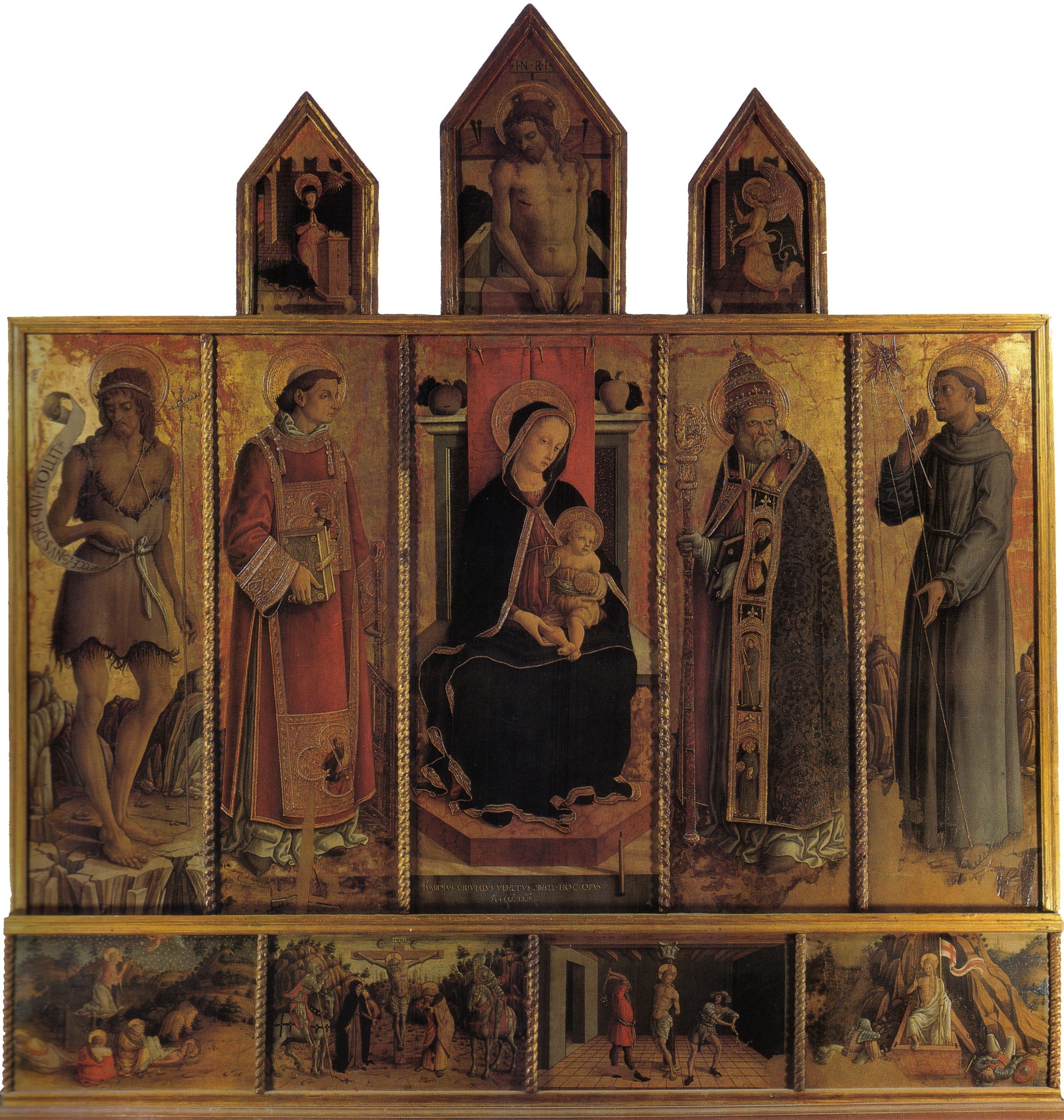 Polyptyque de Massa Fermana - Carlo Crivelli - Alpha Reproduction