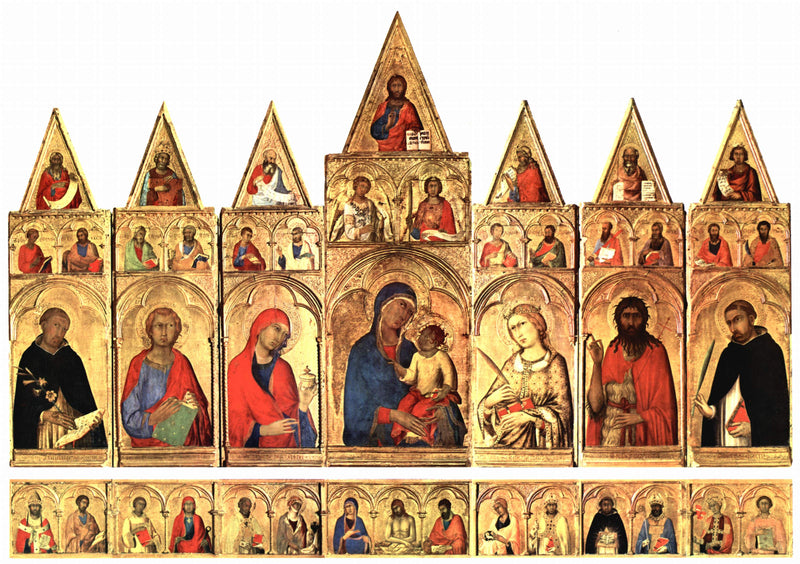 Polyptychon van Sint Catharina van Alexandrië - Simone Martini