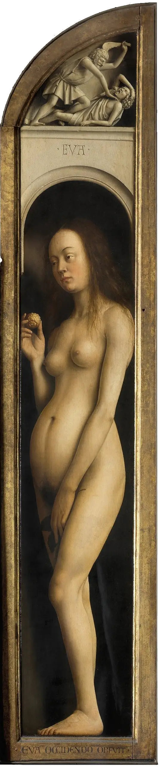Polyptych: linker buitenpaneel: gezicht. Nacht. - Jan van Eyck

Source:
Polyptyque : volet extérieur de gauche : visage. Veille. - Jan van Eyck
