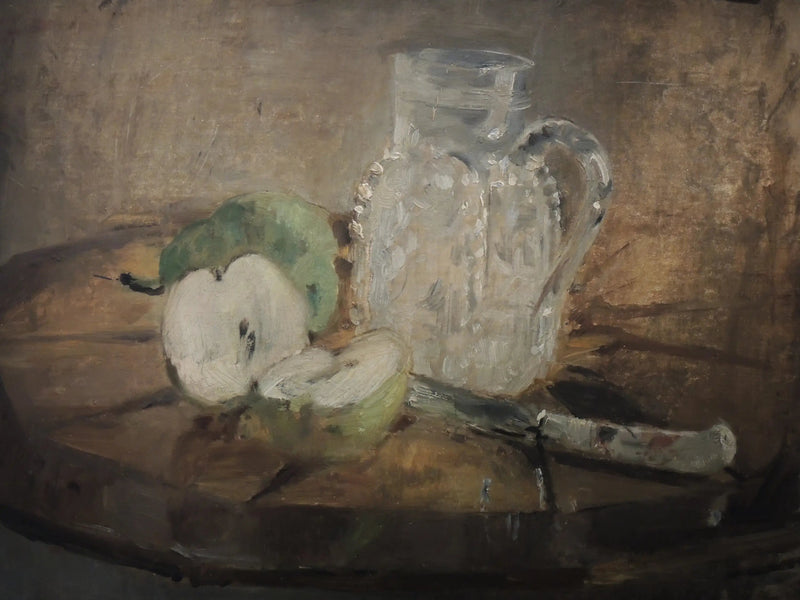 Gesneden appel en karaf - Berthe Morisot