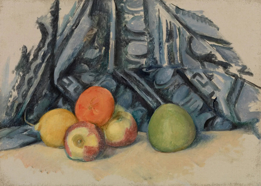 Appels en tapijten - Paul Cézanne