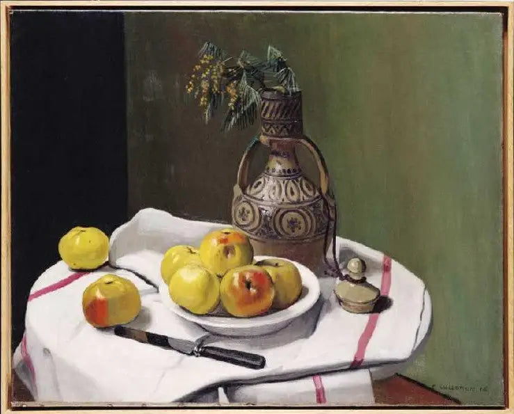Aardappelen en Marokkaanse vaas - Félix Vallotton

Source:
Pommes et vase marocain - Félix Vallotton