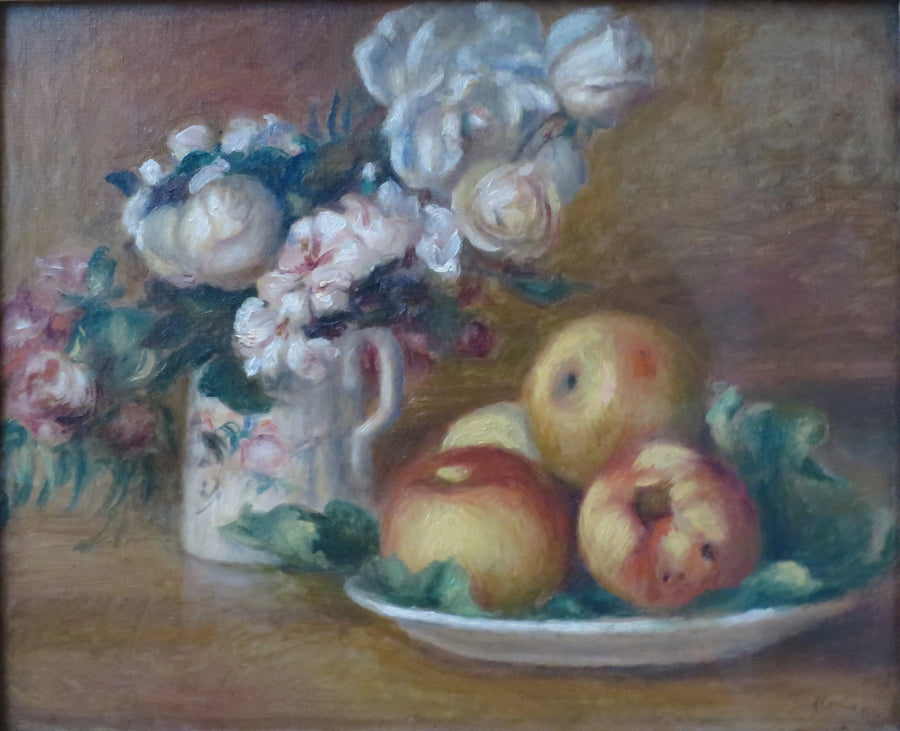 Appels en bloemen - Pierre-Auguste Renoir