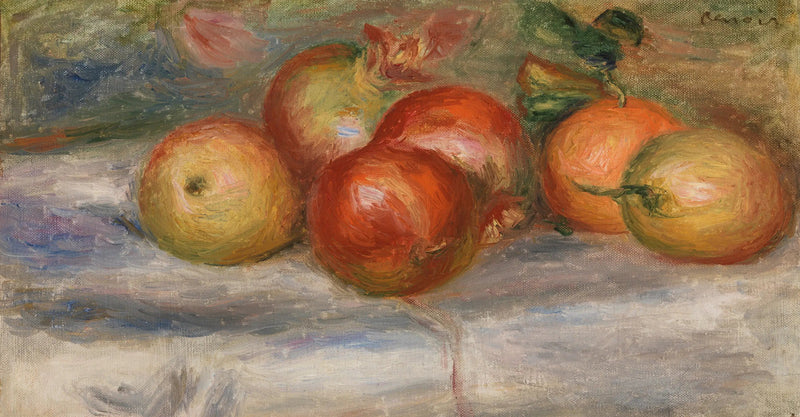 Appels, Sinaasappel en Citroen (Appels, sinaasappels en citroenen) - Pierre-Auguste Renoir