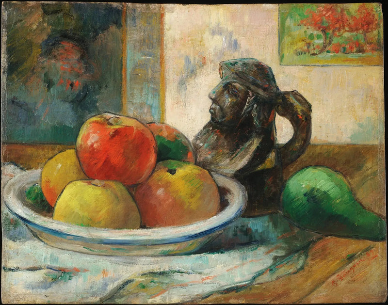 Appels, peer en keramiek - Paul Gauguin