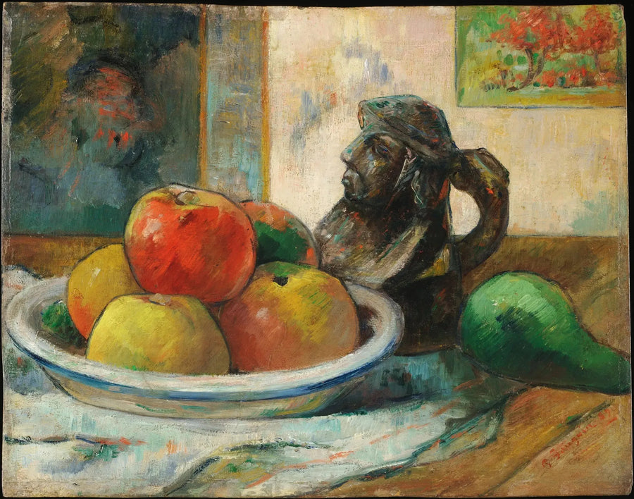 Appels, peer en keramiek - Paul Gauguin