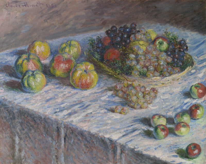 Appels en druiven W546 - Claude Monet