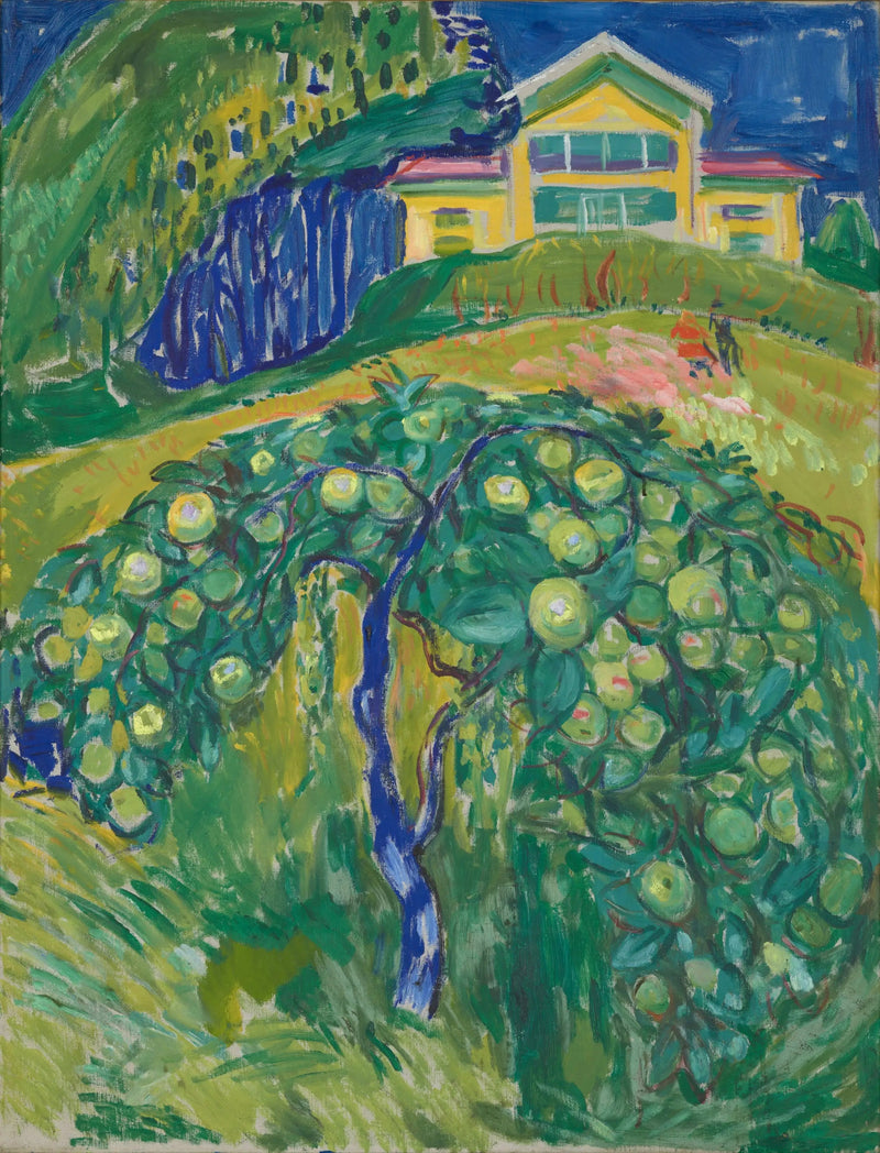 Appel in de tuin - Edvard Munch