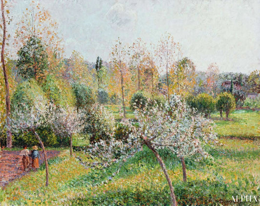 Pommiers en fleurs à Eragny - Camille Pissarro - Reproductions de tableaux et peintures haut de gamme