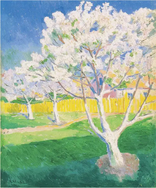 Pommieren en bloemen - Kazimir Malevich