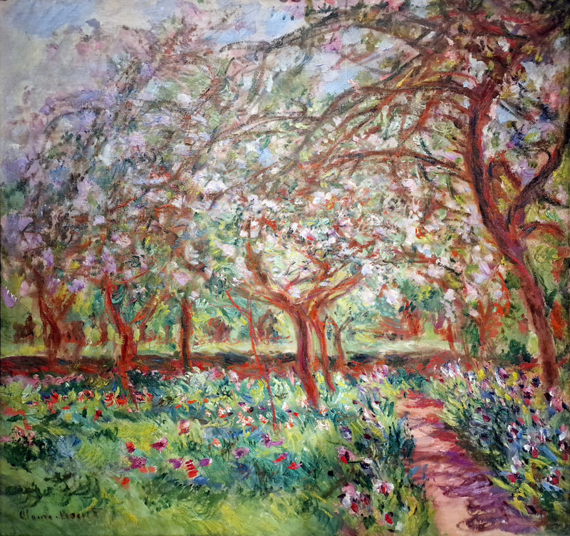 De bloeiende appelbomen - Claude Monet