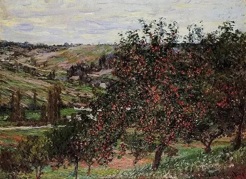 Appelbomen bij Vétheuil - Claude Monet