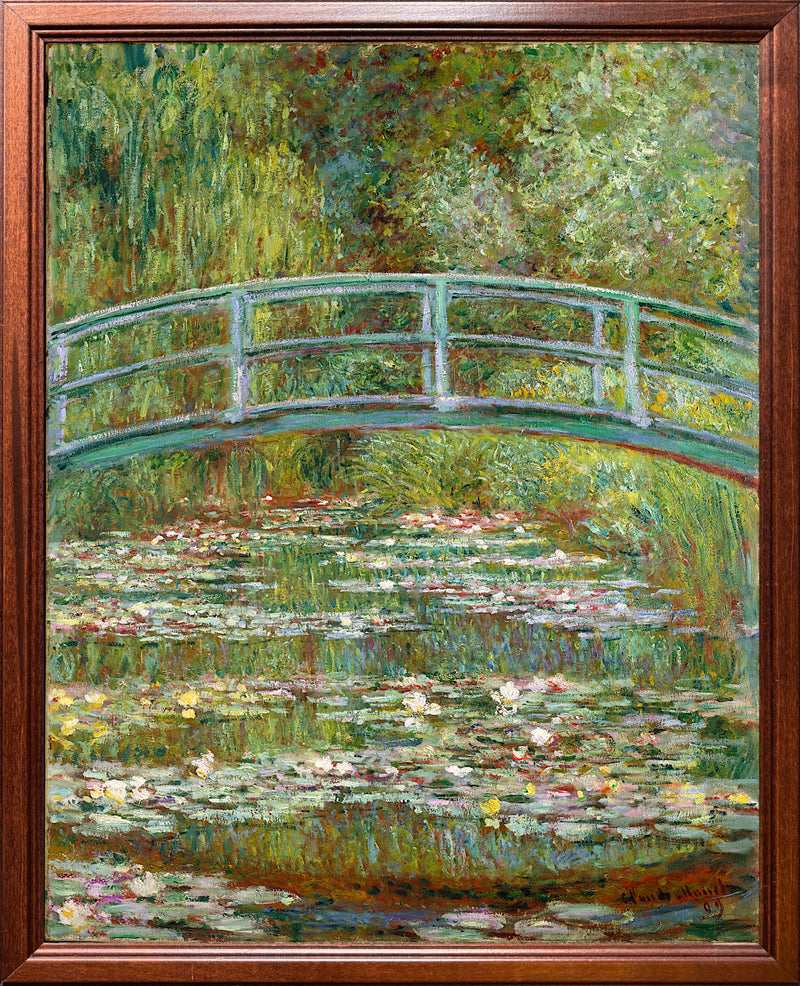 De brug over het waterleliesbekken, Met W1518 - Claude Monet