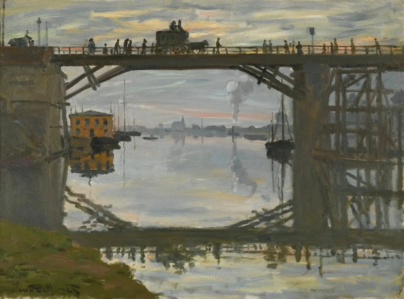 De Houten Brug W195 - Claude Monet