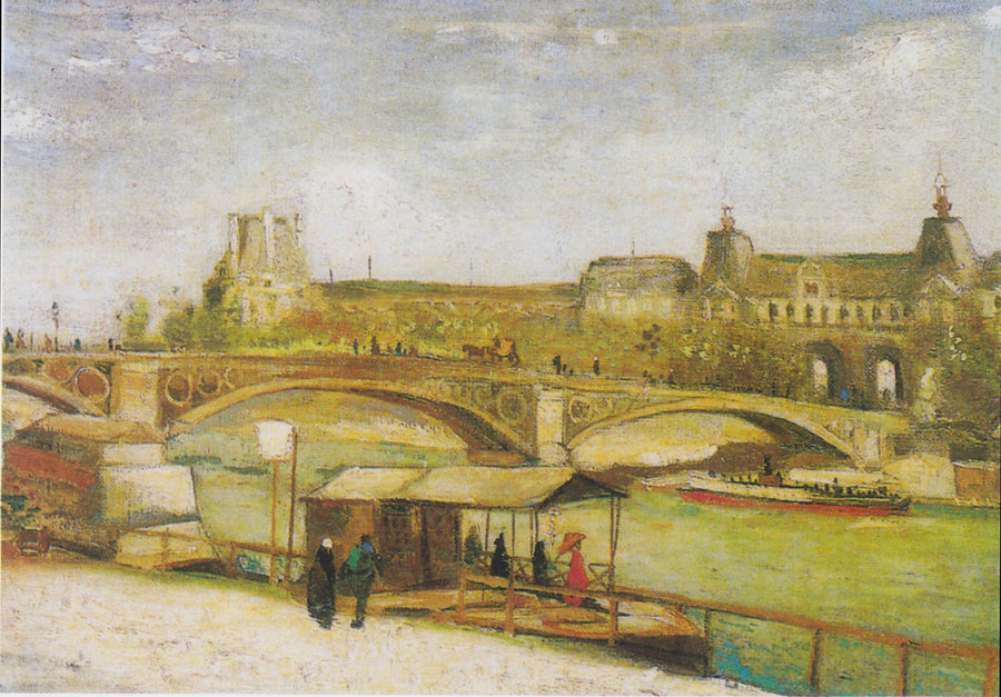 Pont du Carrousel en Louvre - Vincent van Gogh