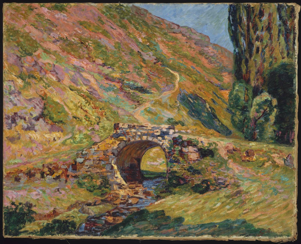 Pont dans les montagnes - Armand Guillaumin - Alpha Reproduction