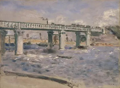 Spoorwegbrug in Argenteuil - Pierre-Auguste Renoir