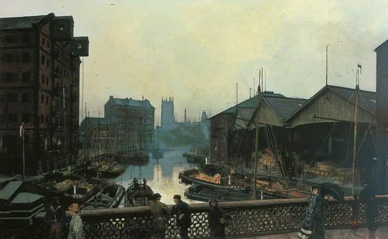 Leeds-brug - John Atkinson Grimshaw

Source:
Pont de Leeds - John Atkinson Grimshaw