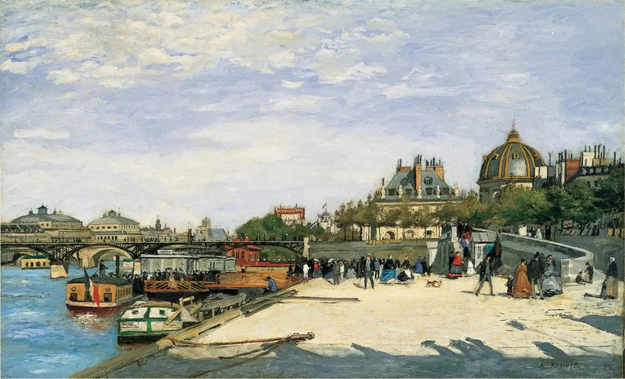 De brug van de Kunst en het Instituut - Pierre-Auguste Renoir