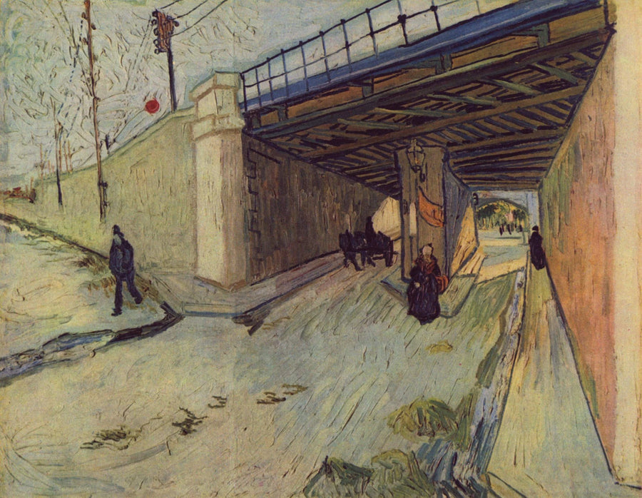 Spoorbrug over de Avenue Montmajour, Arles, De - Vincent van Gogh