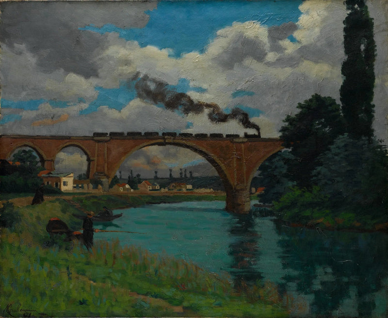 Spoorbrug over de Marne in Joinville - Armand Guillaumin