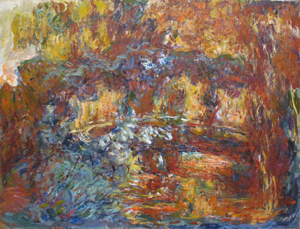 The Japanese Footbridge de Claude Monet photographié au Museum of Modern Art de New York