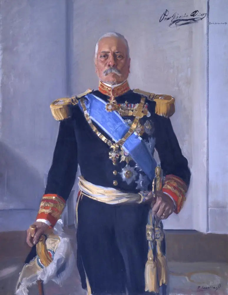 Porfirio Díaz, voormalig president van Mexico - Joaquín Sorolla