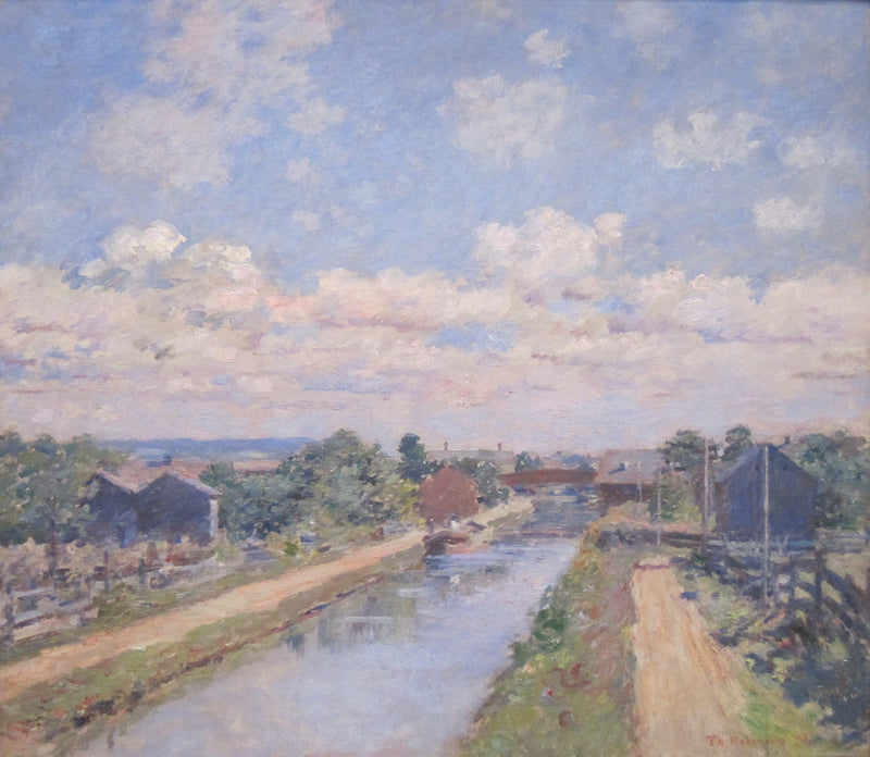 Port Ben, kanaal van de Delaware en de Hudson - Theodore Robinson