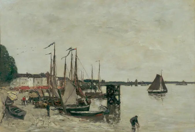 haven van Antwerpen - Eugène Boudin