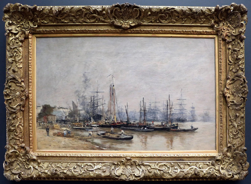 haven van Bordeaux - Eugène Boudin