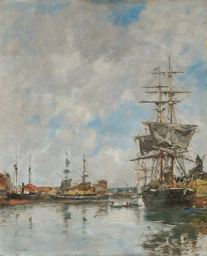 Haven van Deauville - Eugène Boudin