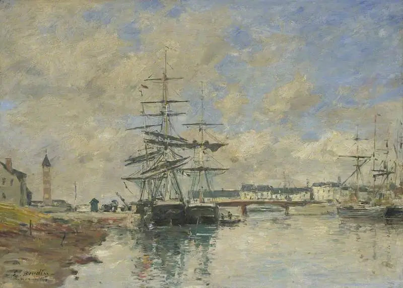 Haven van Deauville - Eugène Boudin