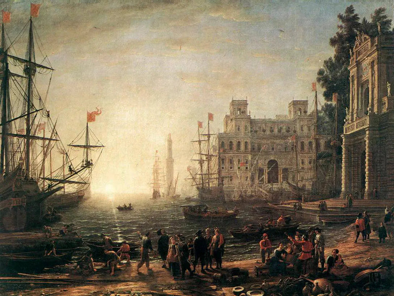 Haven met Villa Médicis - Claude Lorrain