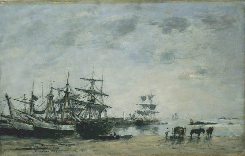 Haven van Portrieux - Eugène Boudin