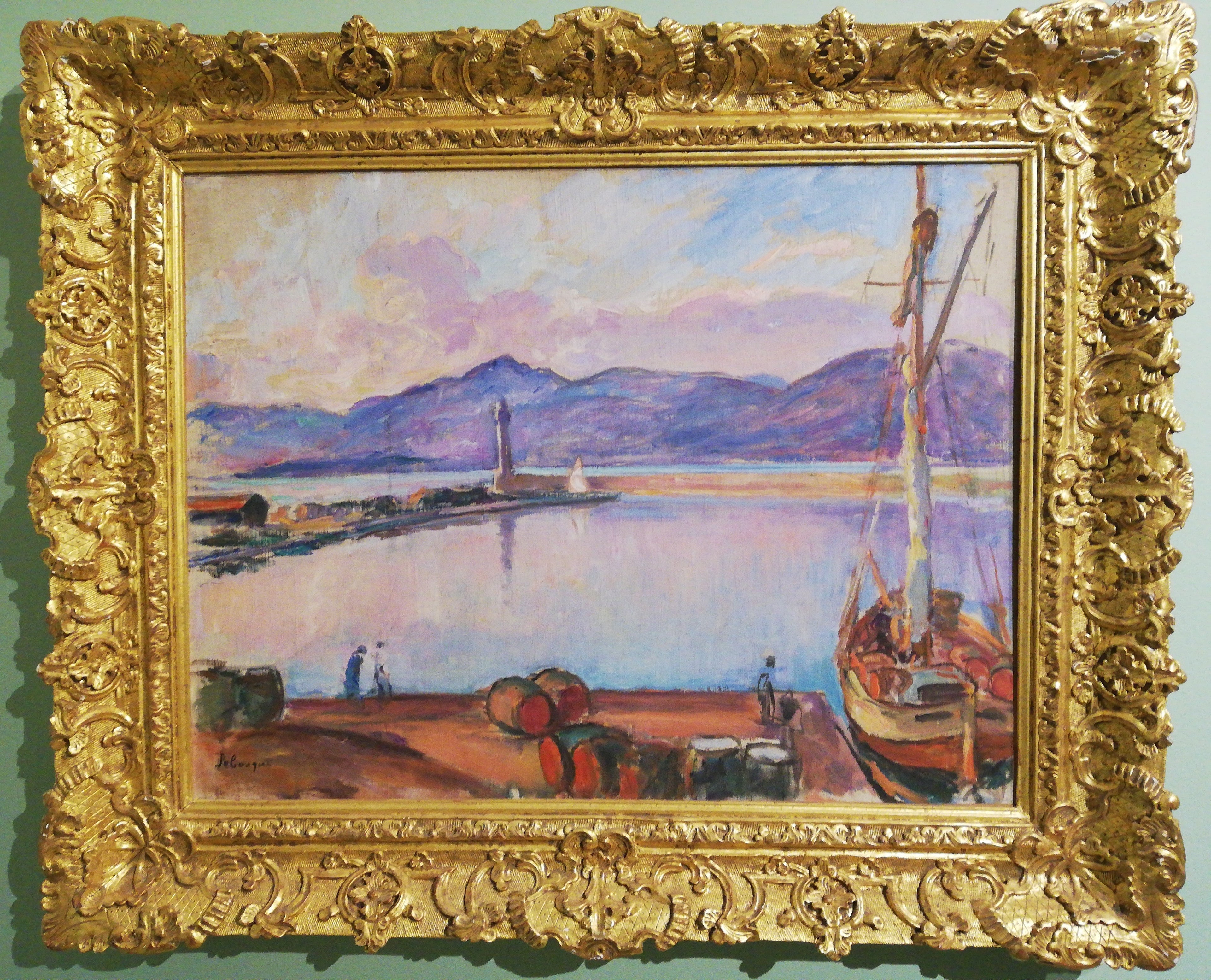 Port de Saint-Tropez - Henri Lebasque image 1 copie peinte à la main à l’huile