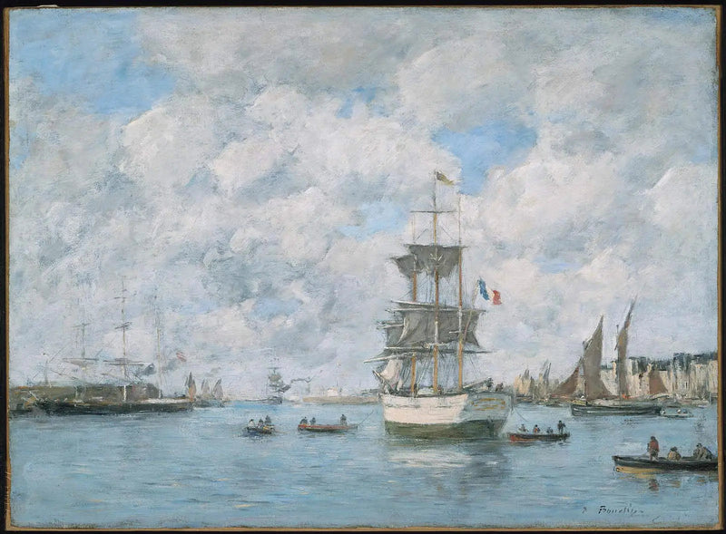 Haven van Le Havre - Eugène Boudin