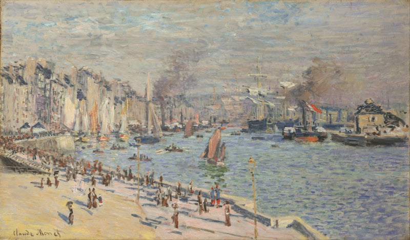Haven van Le Havre W297 - Claude Monet