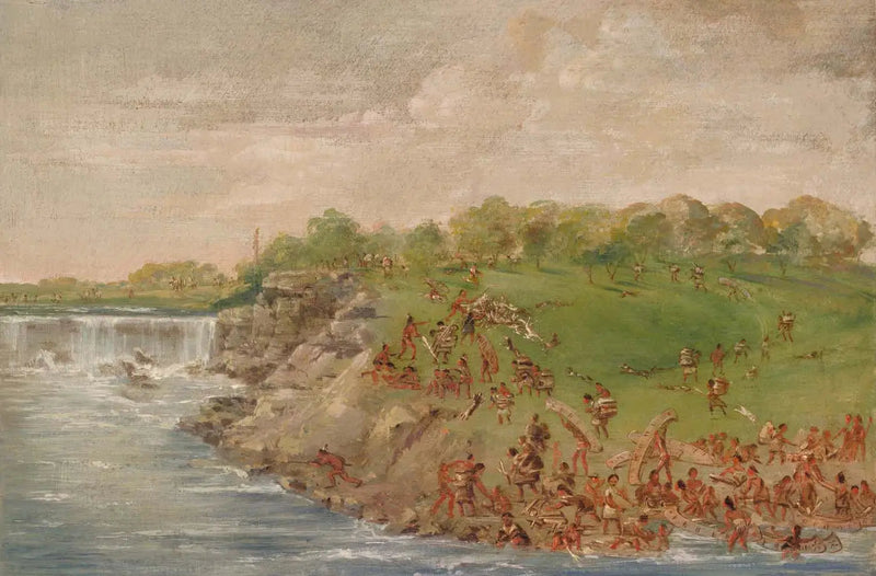 Portage Ojibwé bij de watervallen van Saint-Antoine - George Catlin

Source:
Portage ojibwé autour des chutes de Saint-Antoine - George Catlin