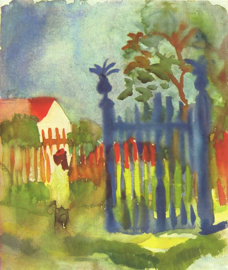 Tuinpoort - August Macke