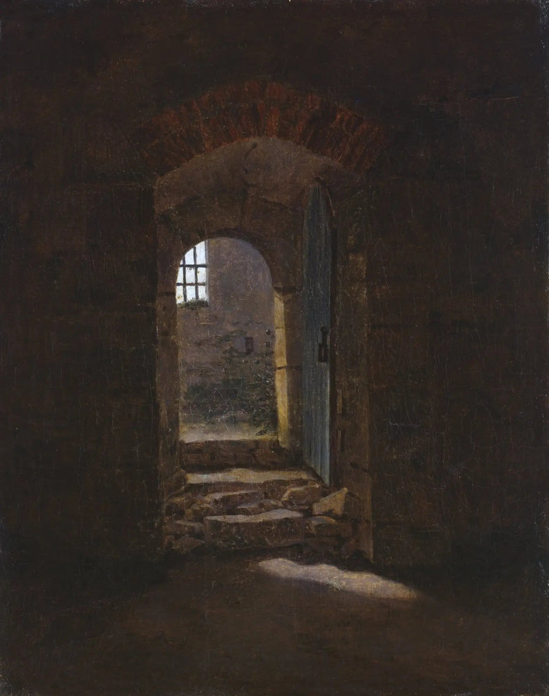 voordeur in Meissen - Caspar David Friedrich