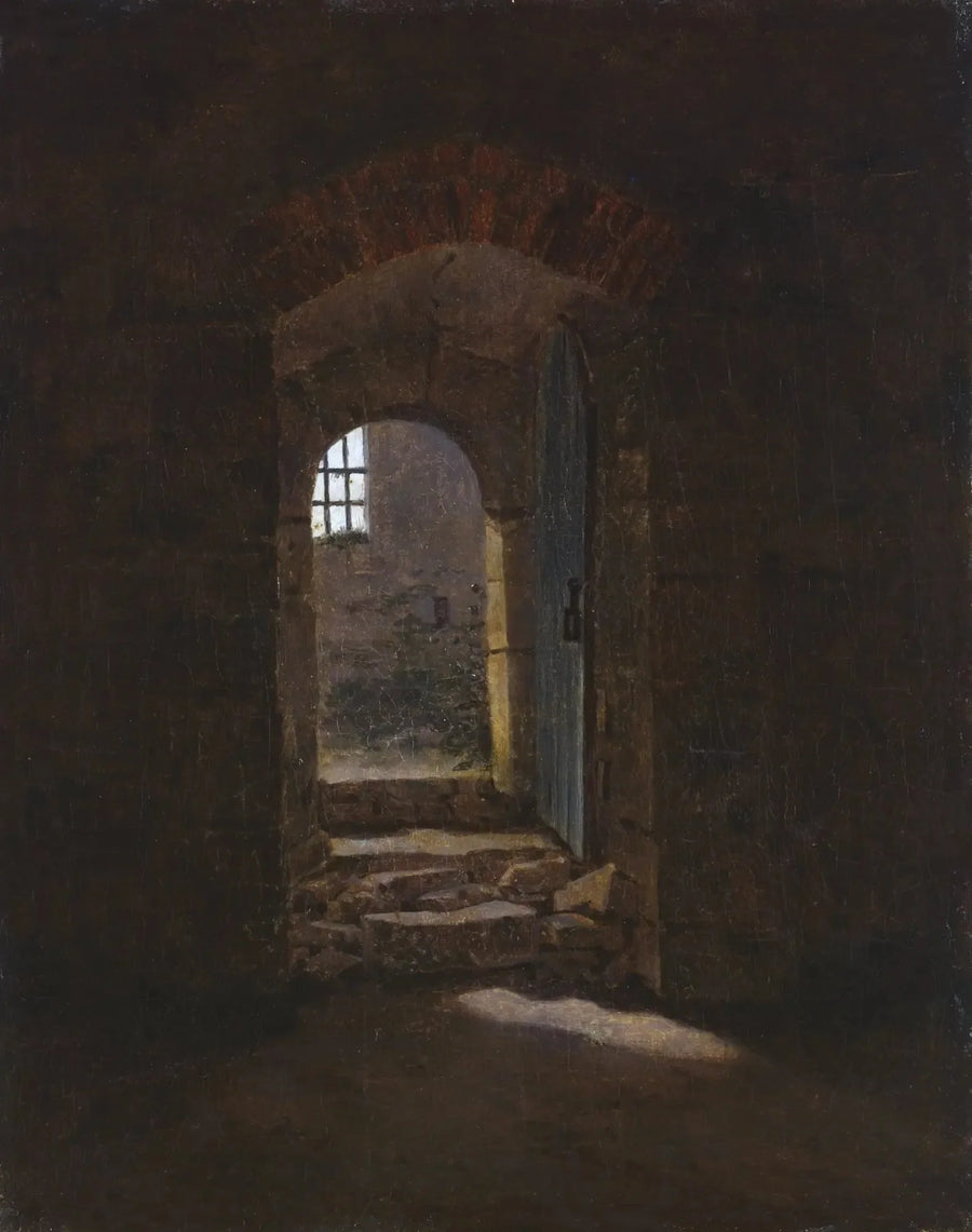 voordeur in Meissen - Caspar David Friedrich
