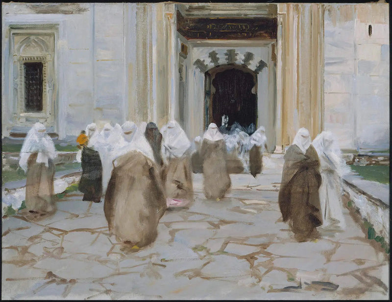 Deur van een moskee - John Singer Sargent