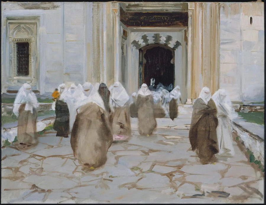 Deur van een moskee - John Singer Sargent