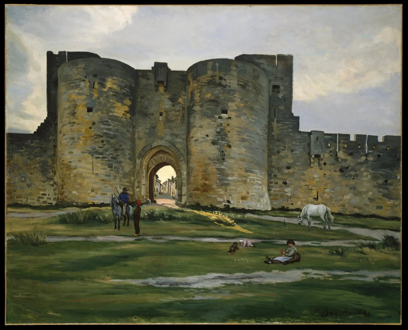 Poort van de Koningin in Aigues-Mortes - Frédéric Bazille