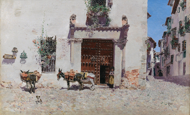 Porte d'une maison à Tolède - Martín Rico