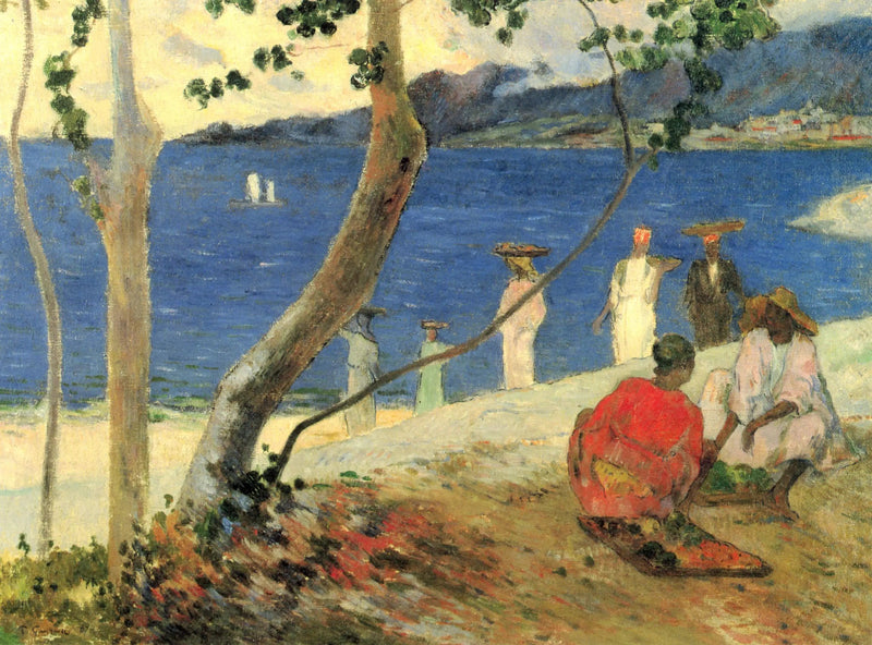Vruchtendragers met handvat Turin, of Kust II - Paul Gauguin